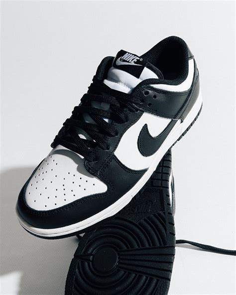 nike schwarz weiß low|nike dunk low black and white.